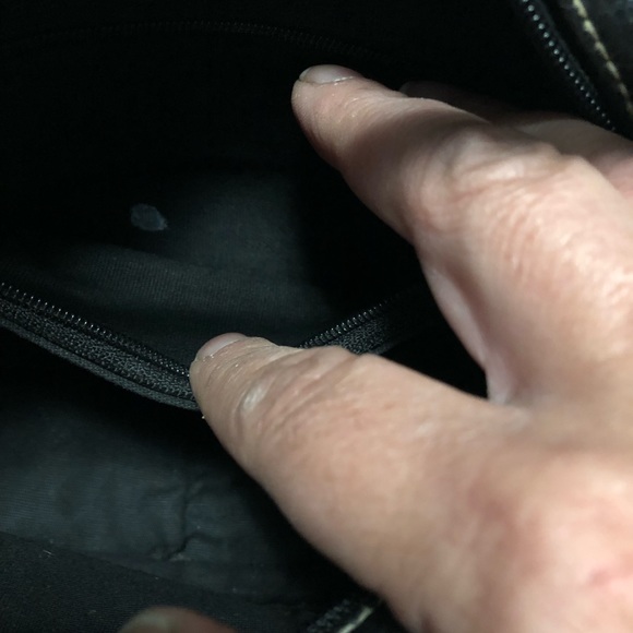 Esprit Black Leather Handbag - Picture 4 of 7